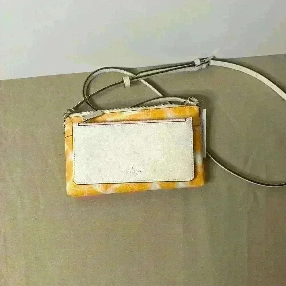 Kate Spade Sadie Orange Slice Crossbody Handbag. Two Pieces  NWT